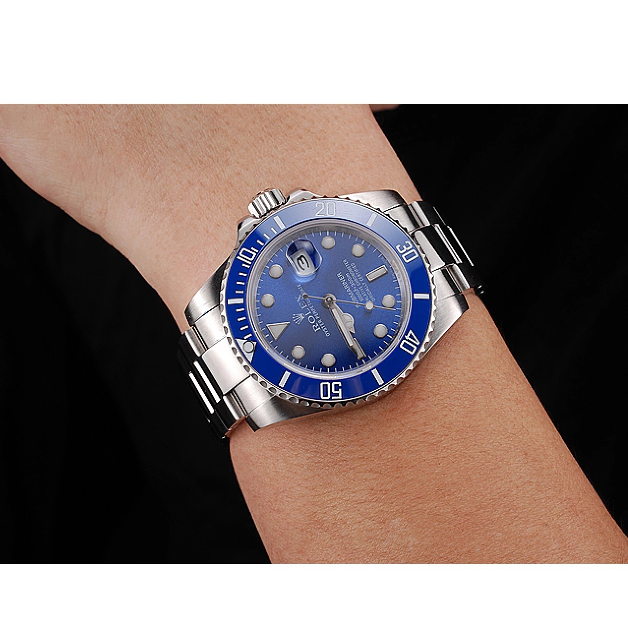 Aaa replica watch 98234 Submariner Rolex Dial Bezel Blue Blue 0516
